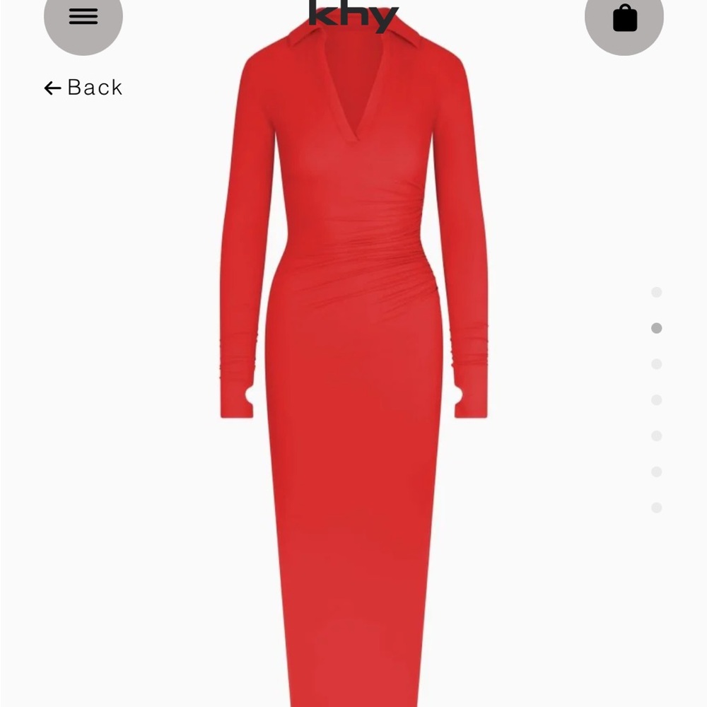 KHY Red Polo Maxi Dress - Picture 2 of 2
